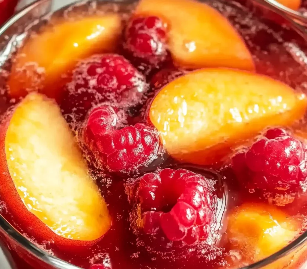 Bellini Peach Raspberry Iced Tea