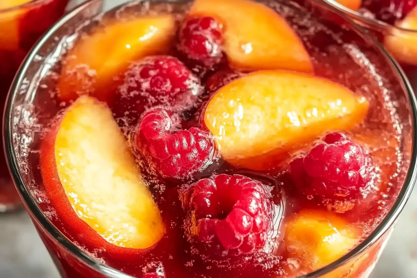 Bellini Peach Raspberry Iced Tea