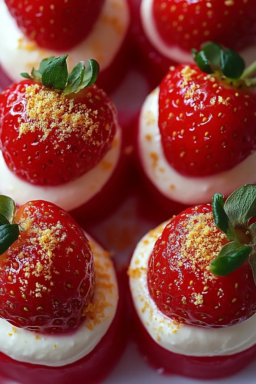 Best Cheesecake Deviled Strawberries