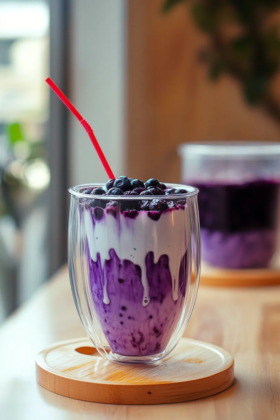 Blueberry Milk Tea