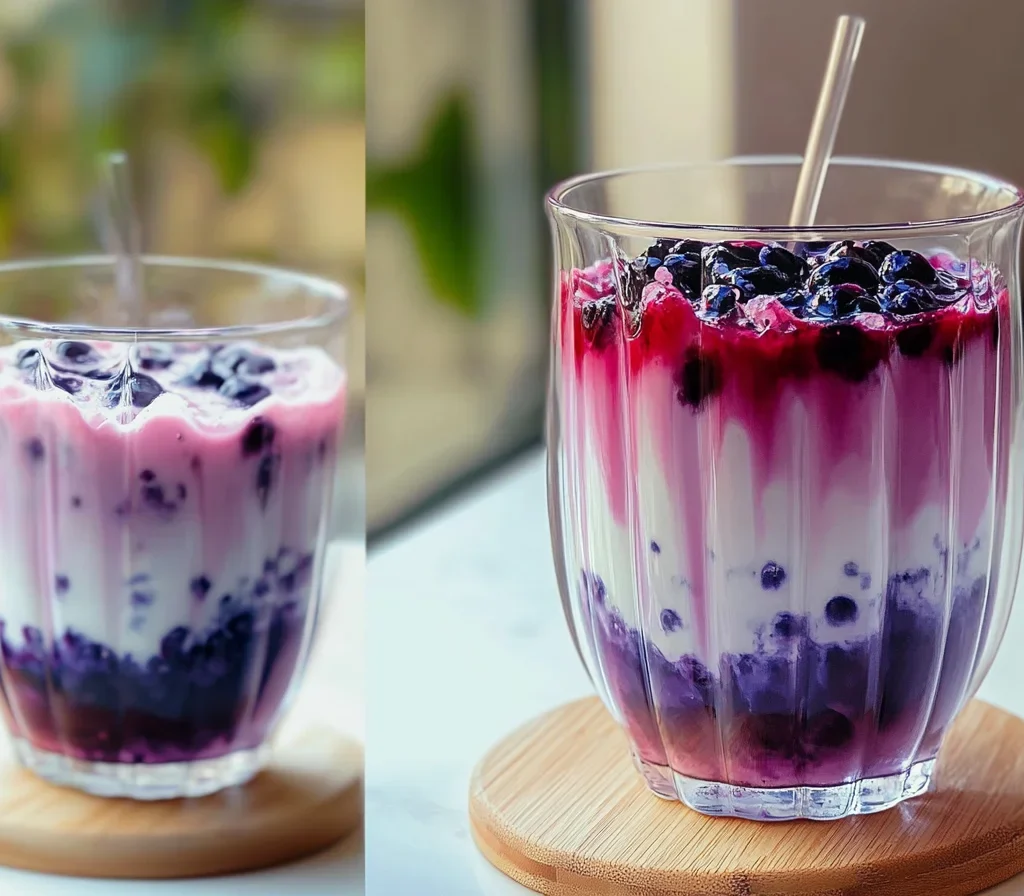 Blueberry Milk Tea