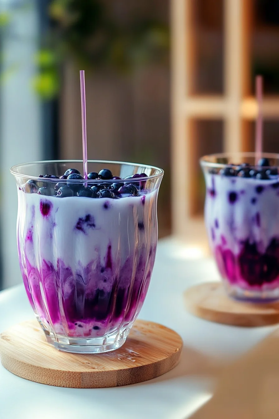 Blueberry Milk Tea