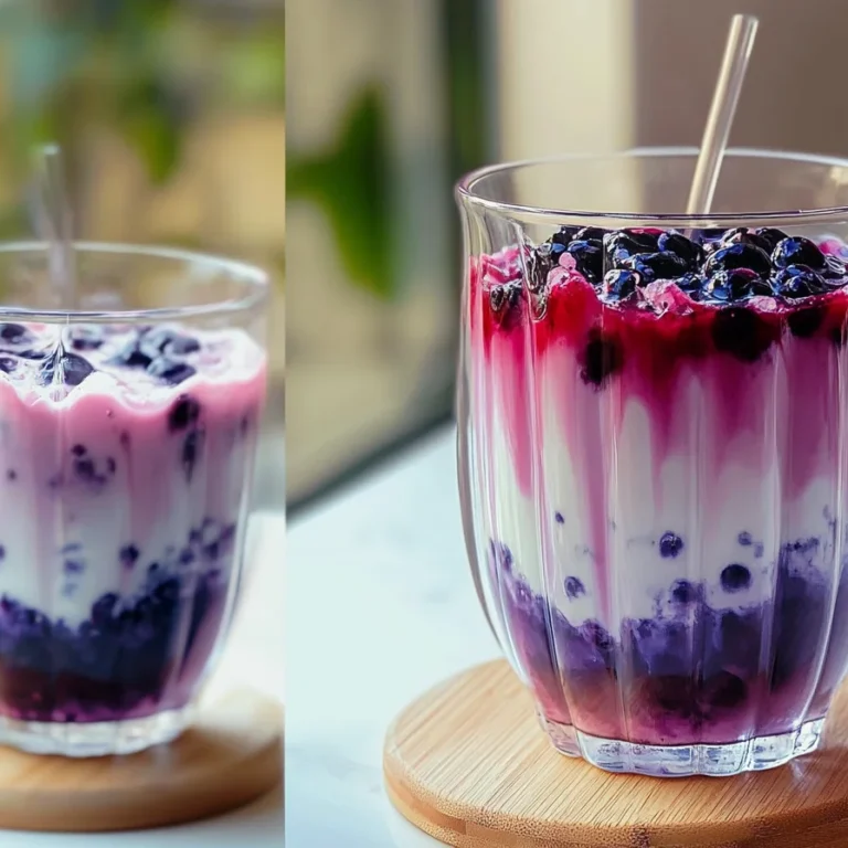 Blueberry Milk Tea