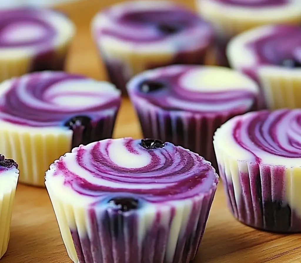 Blueberry Swirl Yogurt Bites