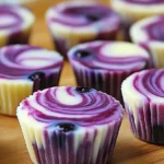 Blueberry Swirl Yogurt Bites