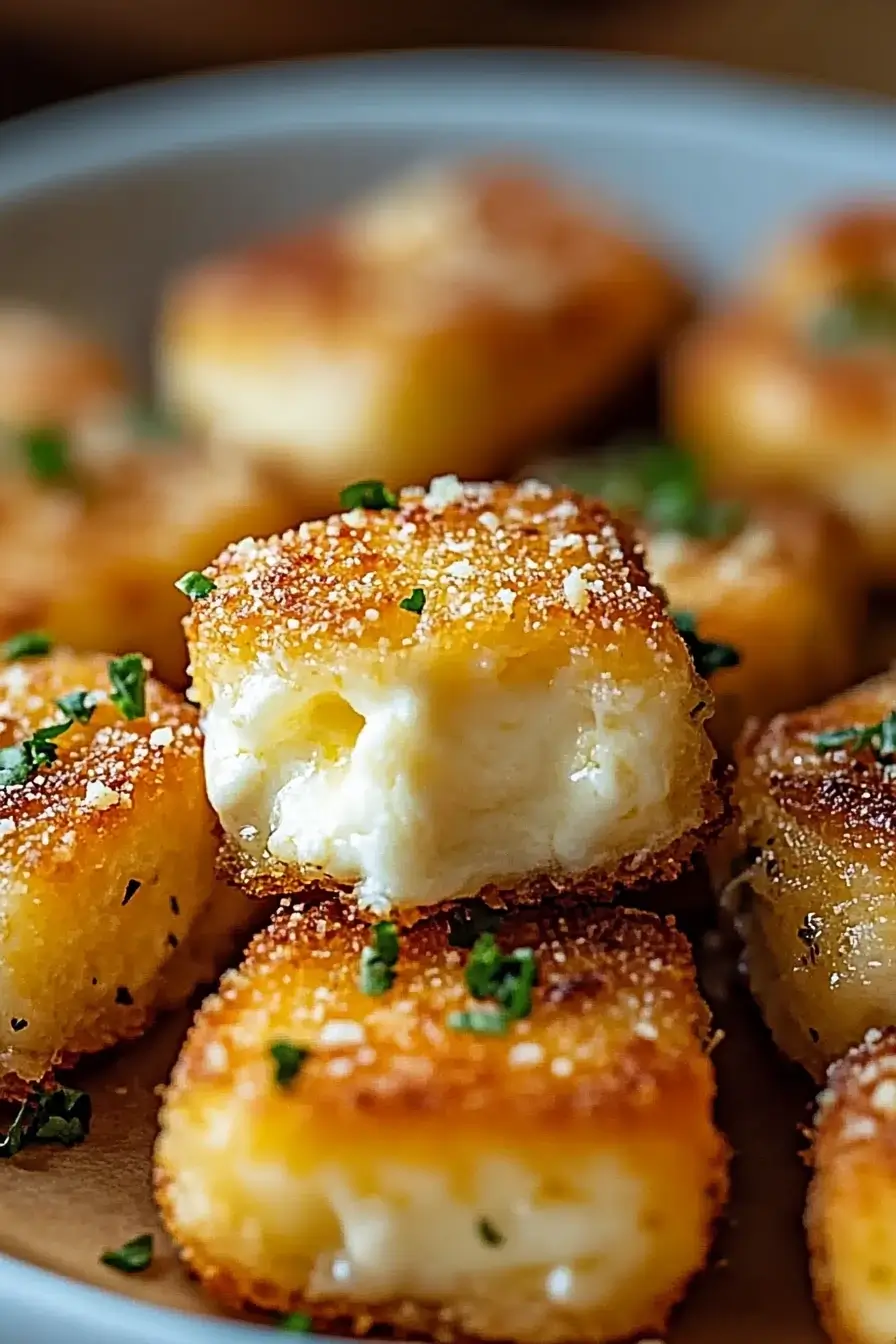 Cheesy Parmesan Mozzarella Bites