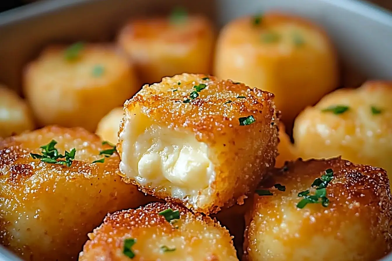 Cheesy Parmesan Mozzarella Bites