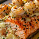 Crab & Shrimp Stuffed Salmon