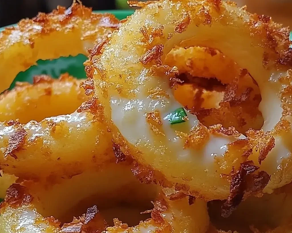Crispy Fried Pina Colada Rings