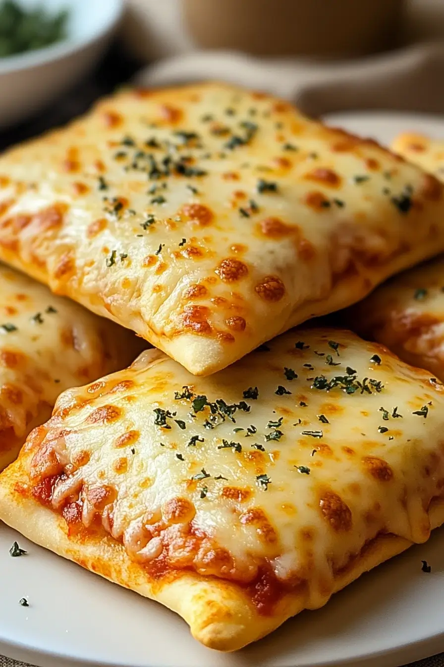 Homemade Easy Cheesy Pizza Pockets
