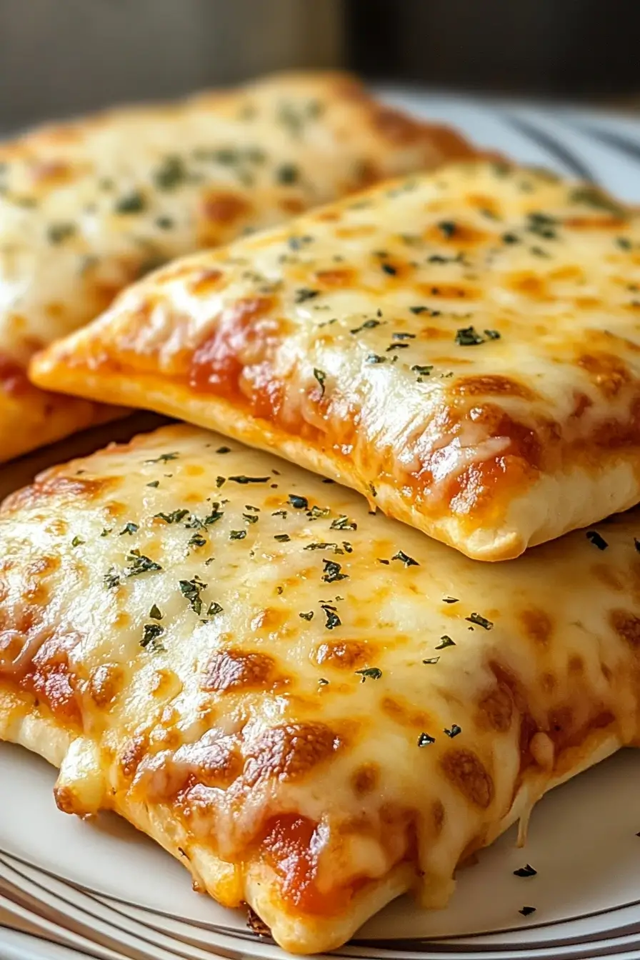 Homemade Easy Cheesy Pizza Pockets
