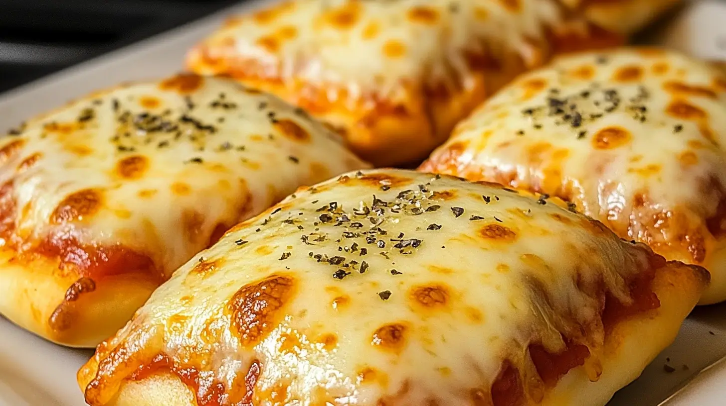 Homemade Easy Cheesy Pizza Pockets