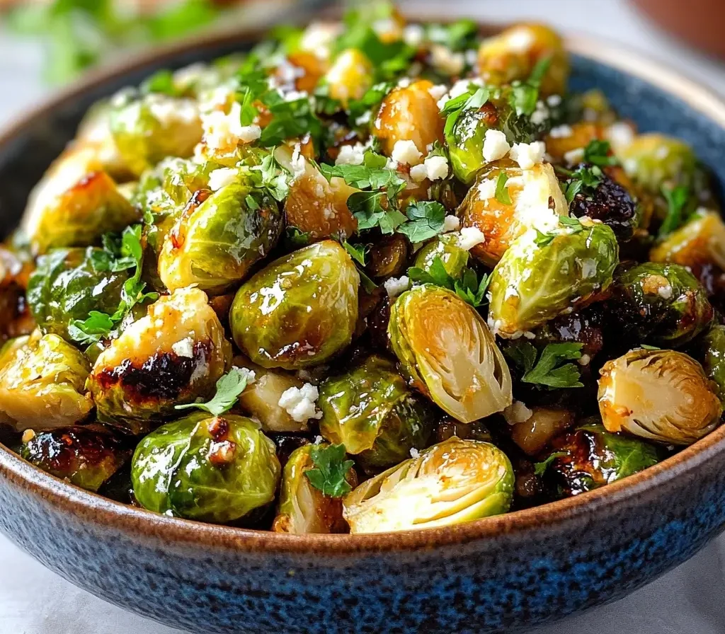 Hot Honey Brussels Sprouts