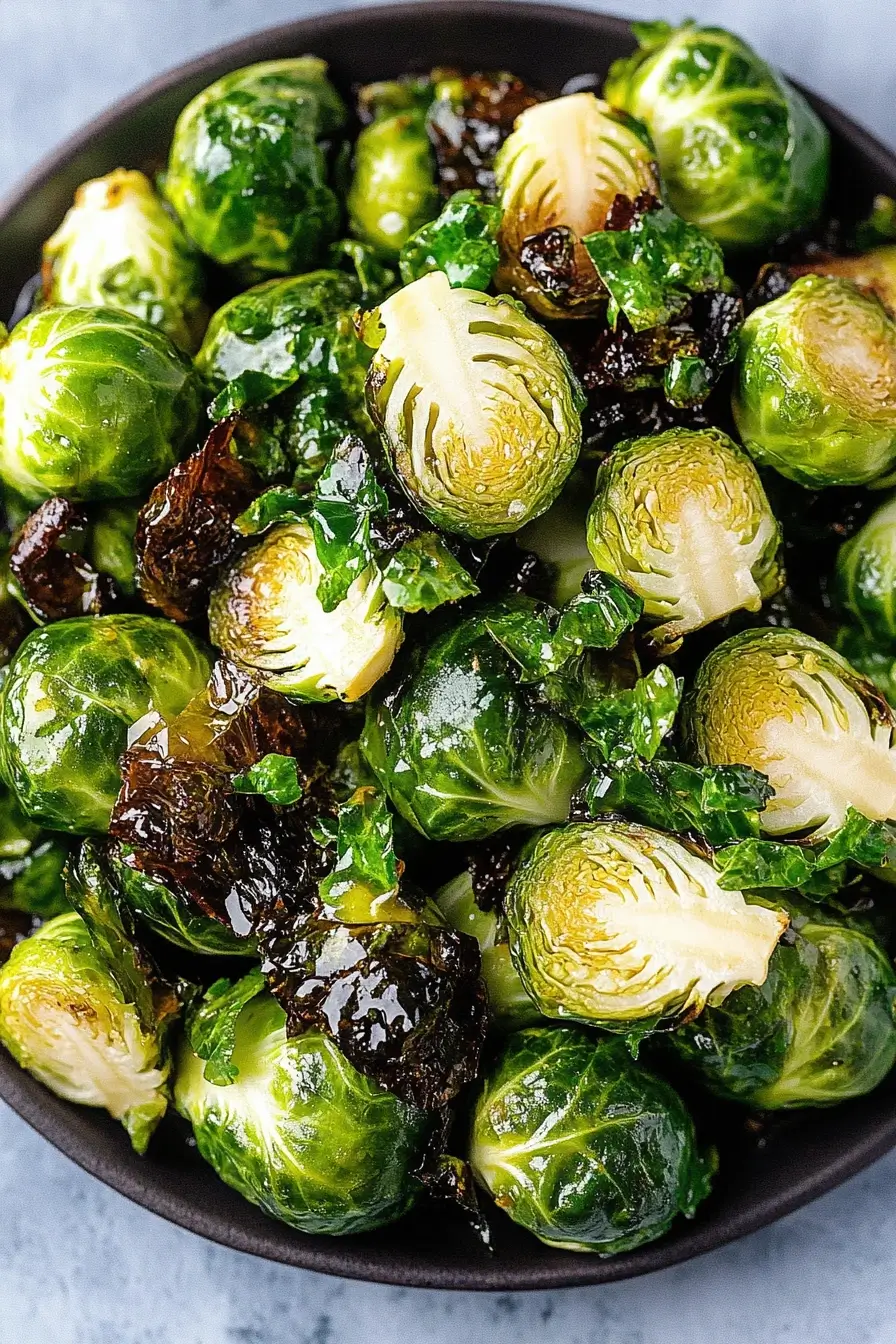 Hot Honey Brussels Sprouts