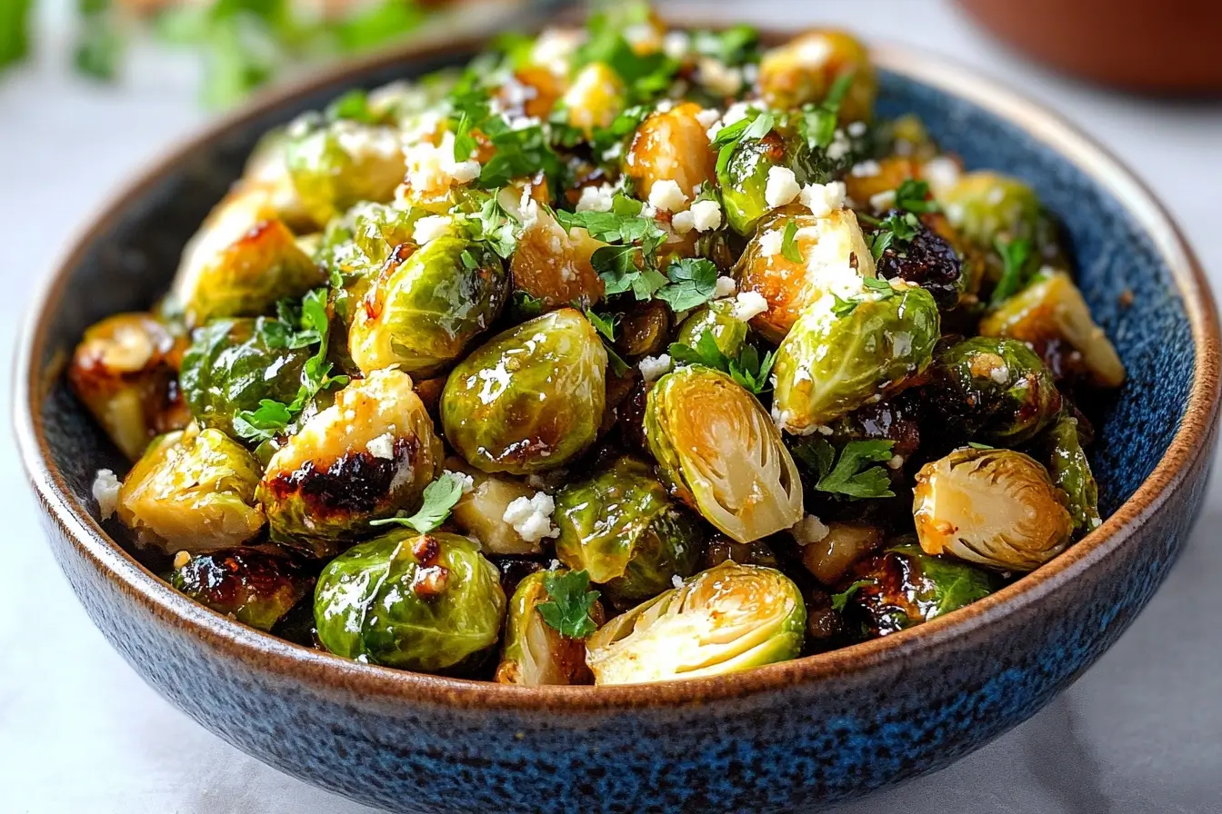 Hot Honey Brussels Sprouts