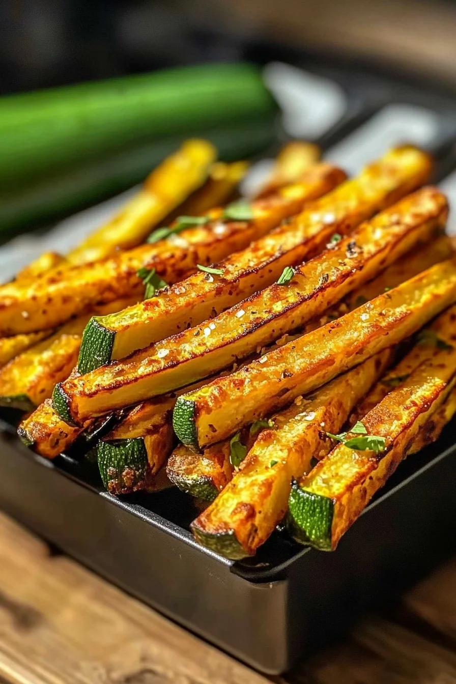 Low Calorie Air Fryer Zucchini Fries