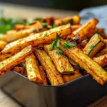 Low Calorie Air Fryer Zucchini Fries