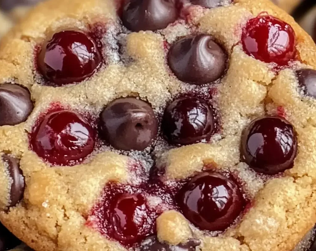 Maraschino Cherry Chocolate Chip Cookies