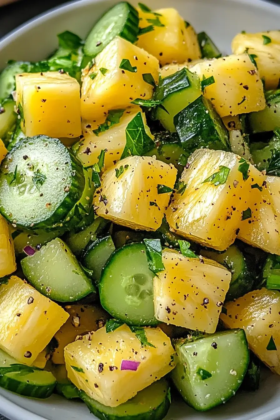 Pineapple Cucumber Salad