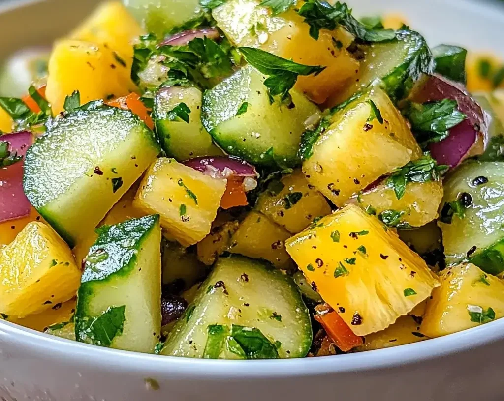 Pineapple Cucumber Salad