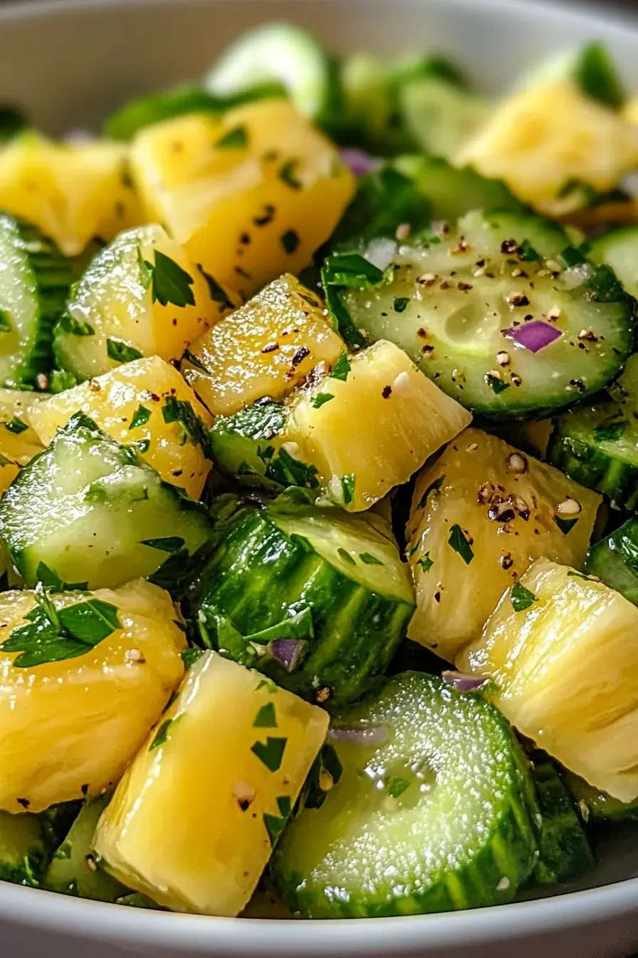 Pineapple Cucumber Salad