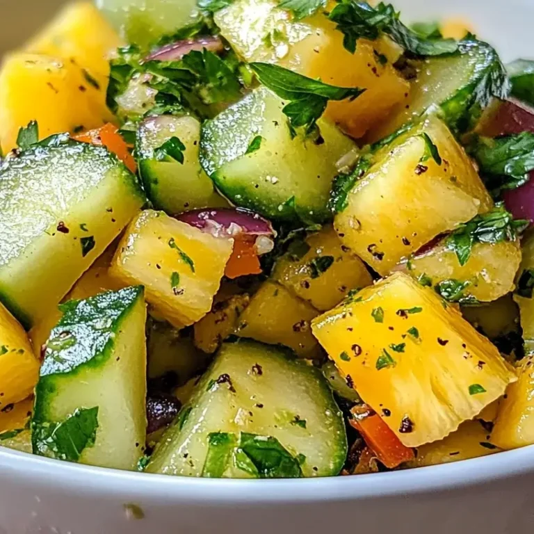 Pineapple Cucumber Salad
