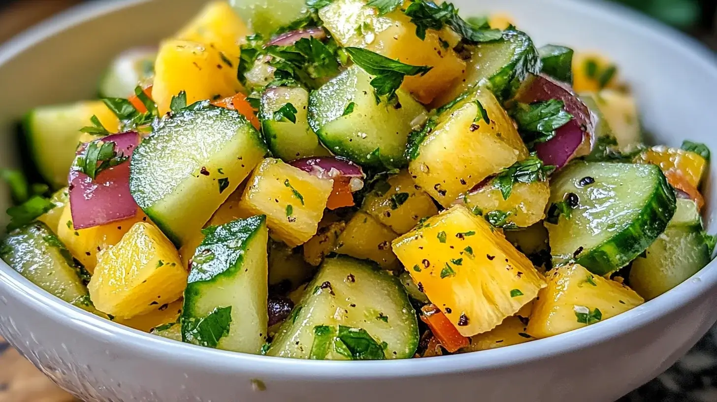 Pineapple Cucumber Salad