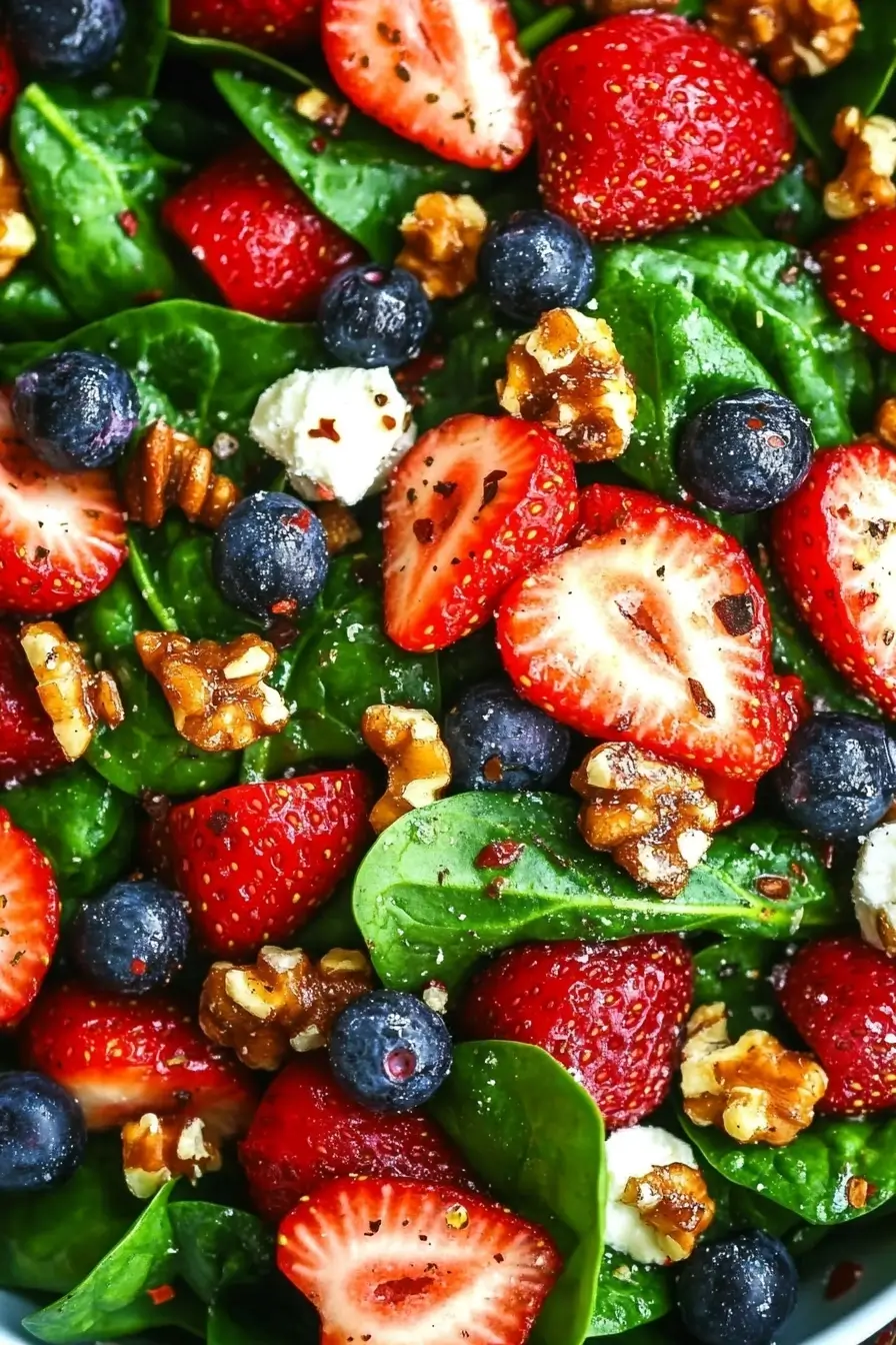 Strawberry Spinach Salad
