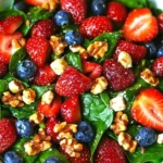Strawberry Spinach Salad
