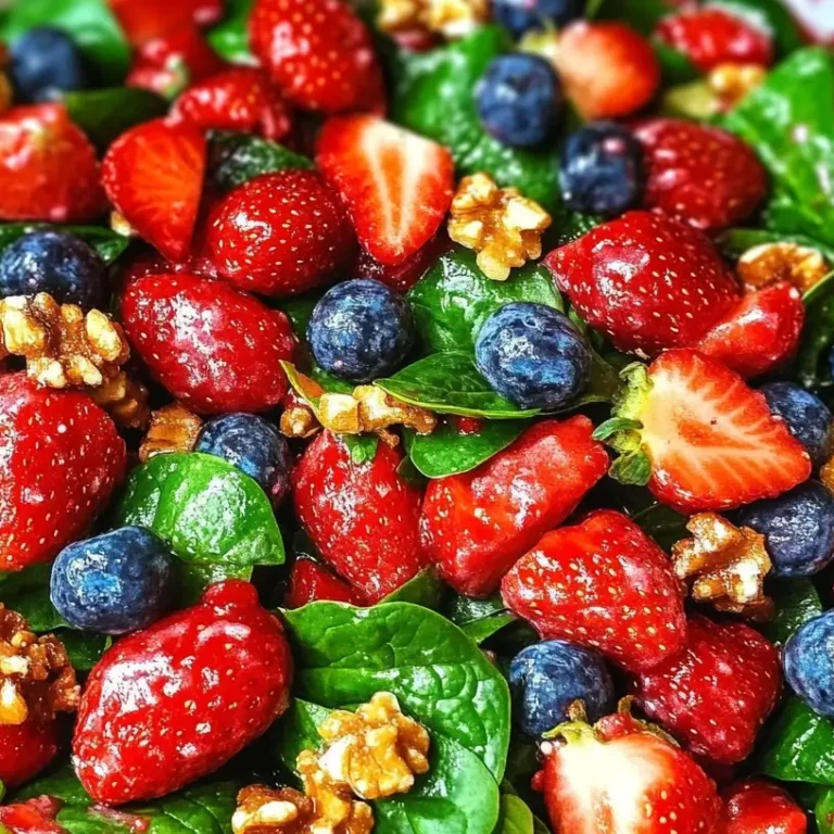 Strawberry Spinach Salad