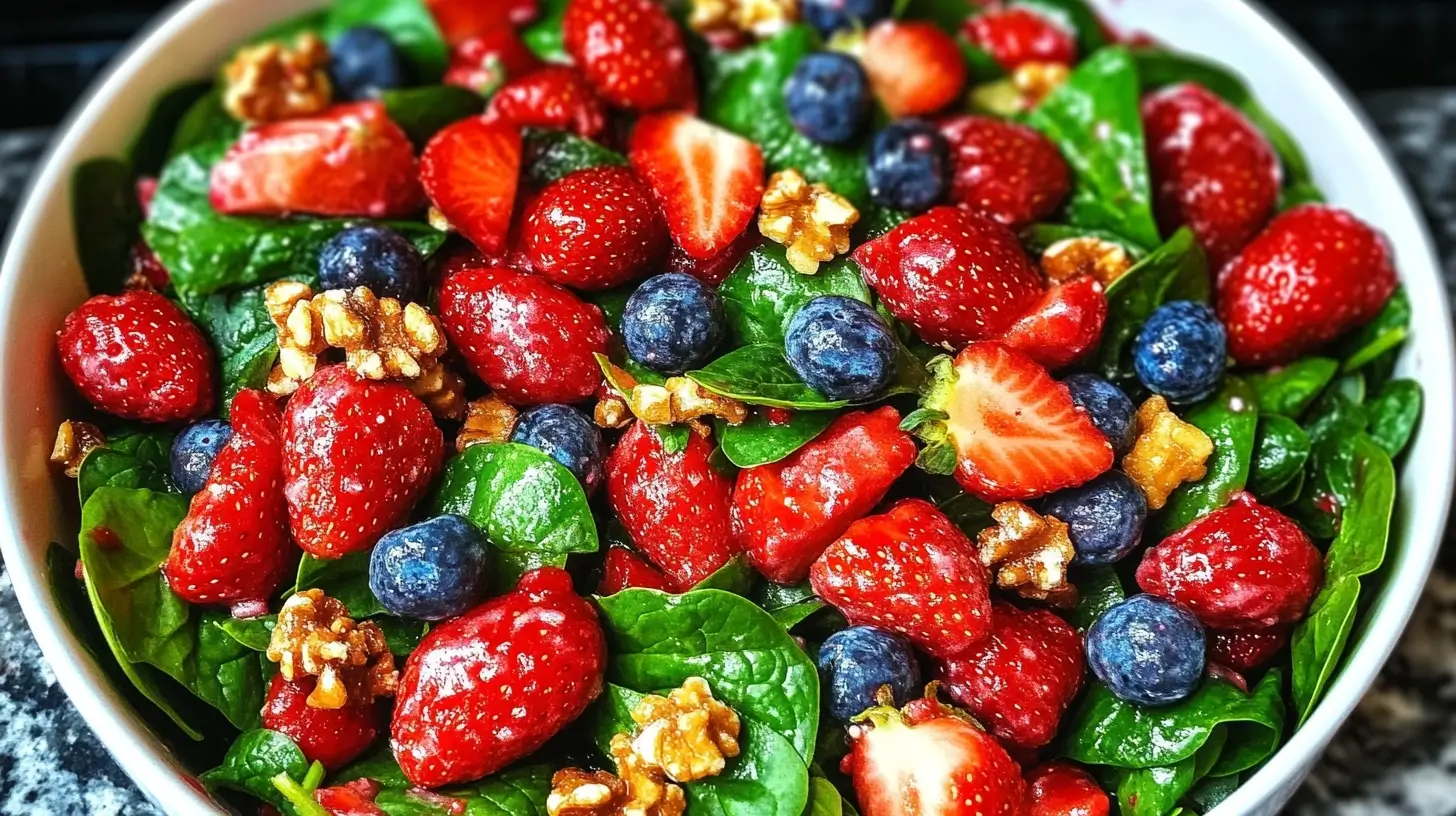 Strawberry Spinach Salad