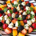 Summer Fruit Caprese Salad