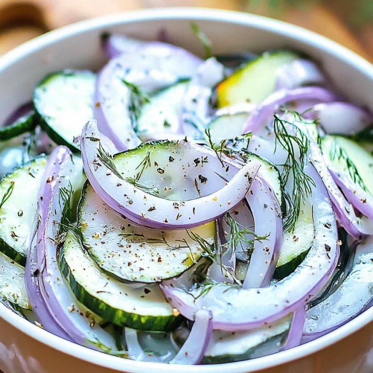Creamy cucumber salad with fresh herbs and a creamy dressing