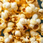 A bowl of sweet, golden Honey Popcorn served as a delightful snack
