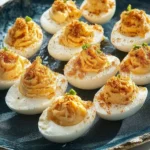 Million Dollar Deviled Eggs, a gourmet twist on classic deviled eggs