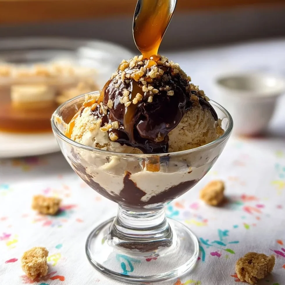 Creamy and nutritious Ninja Creami Protein Ice Cream in a bowl with toppings.