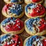 4th of July Cookies Red, white, and blue decorated cookies for 4th of July celebrations