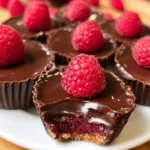 Delicious Chocolate Raspberry Cups with rich chocolate and fresh raspberries