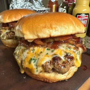Delicious smoked Cajun burgers topped with spices and grilled to perfection