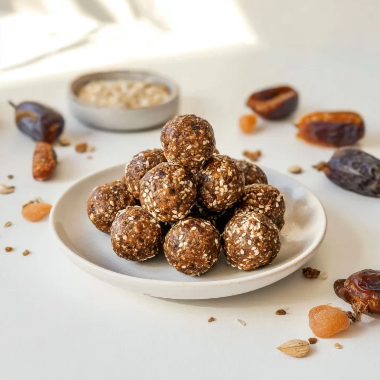 Healthy fig energy balls made with natural ingredients for a nutritious snack.