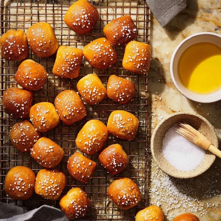 Fluffy air fryer pretzel bites served with dipping sauce