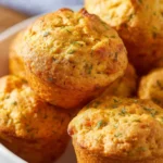 Savory Muffins with Cheese & Pesto