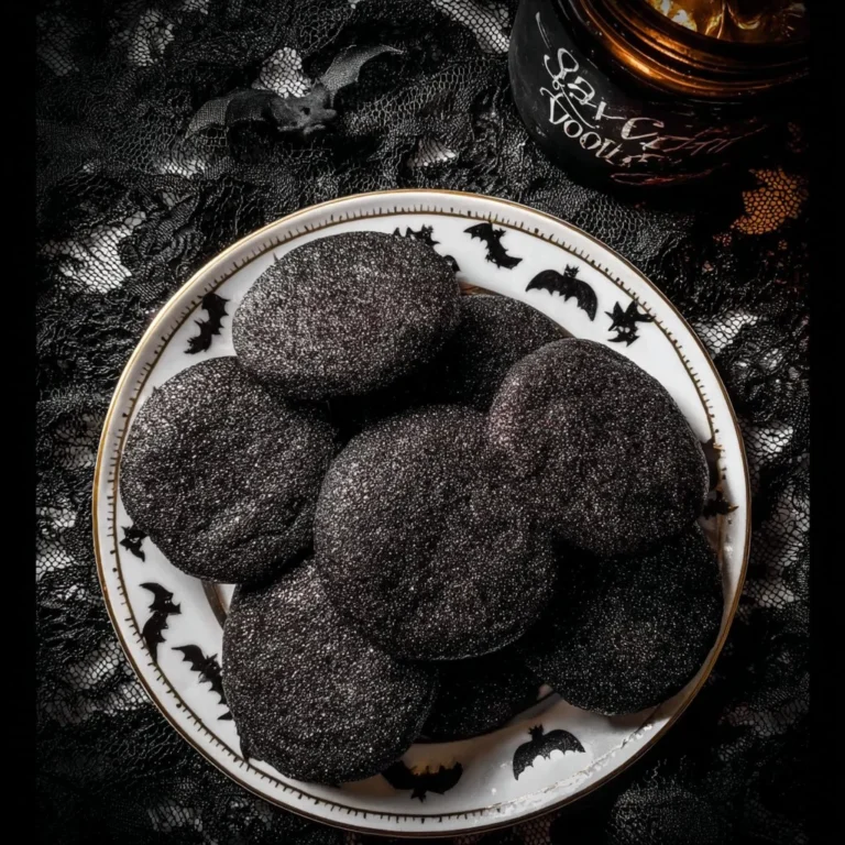 Black velvet cheesecake cookies with a rich, creamy texture and chocolate finish.