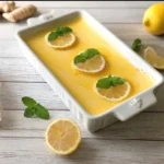 Delicious 5-ingredient lemon tiramisu served on a white plate