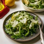 Delicious Arugula Fennel Salad with fresh ingredients and vibrant colors
