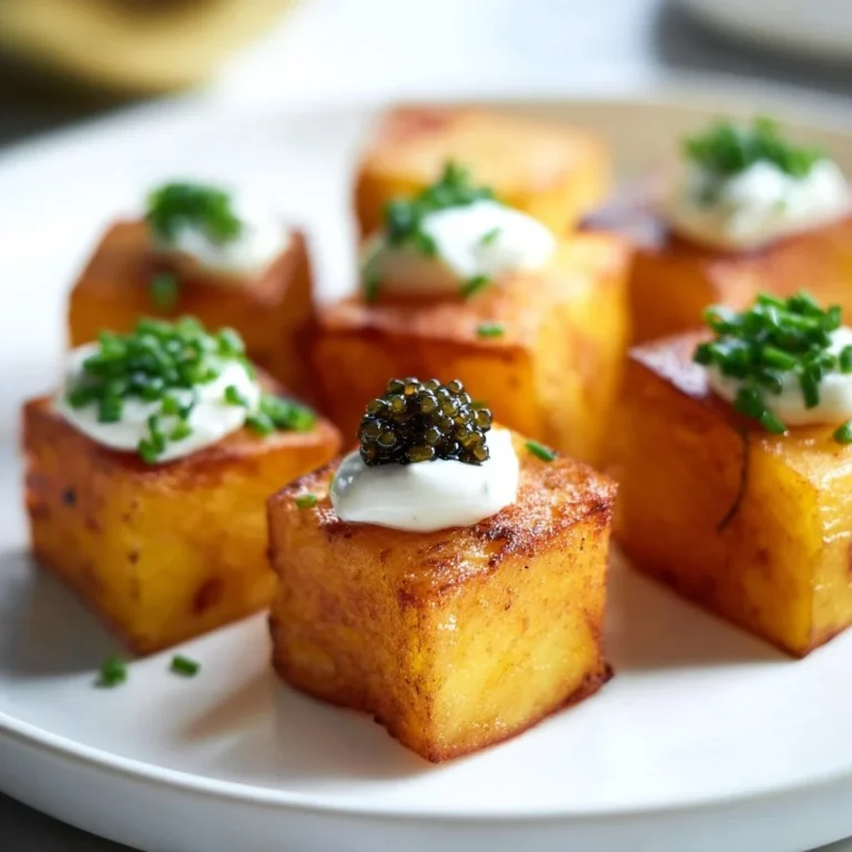 Delicious layered Potato Pave dish served on a plate