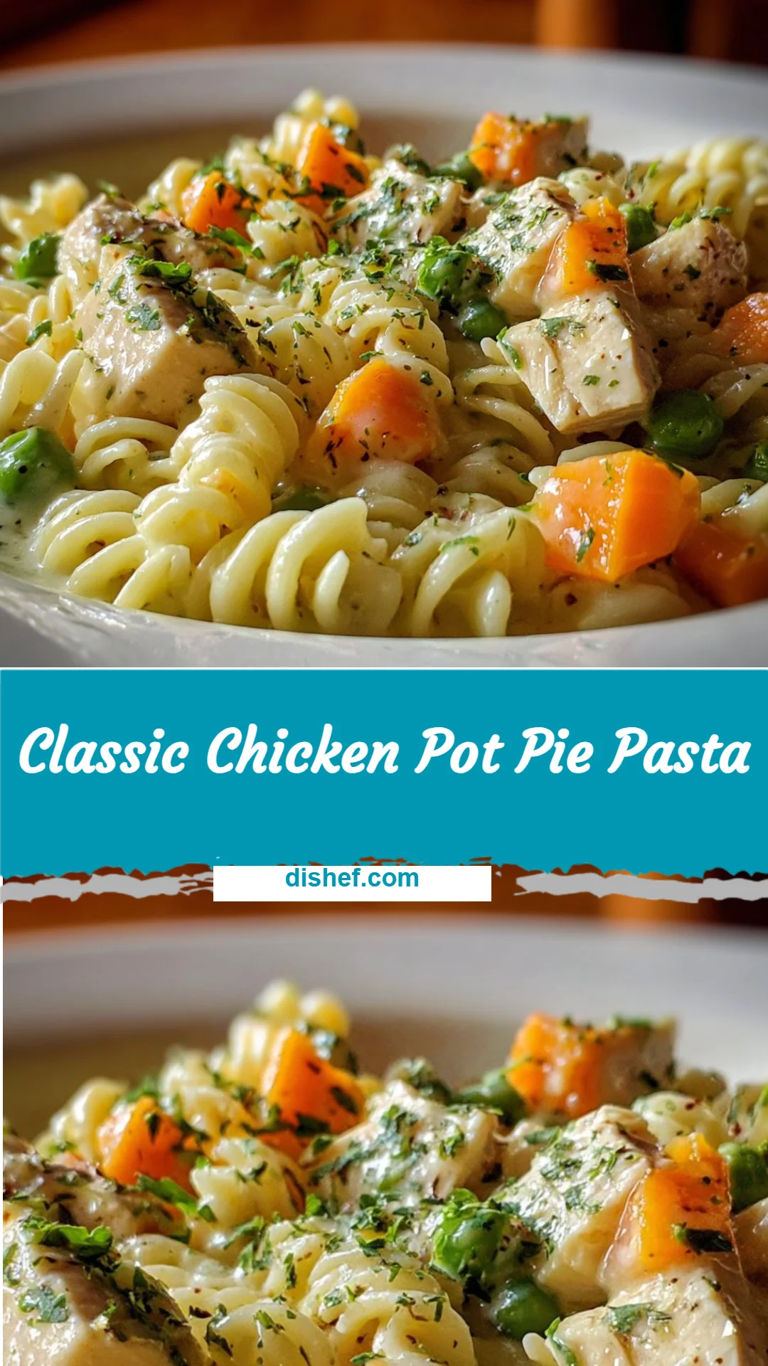 Classic Chicken Pot Pie Pasta