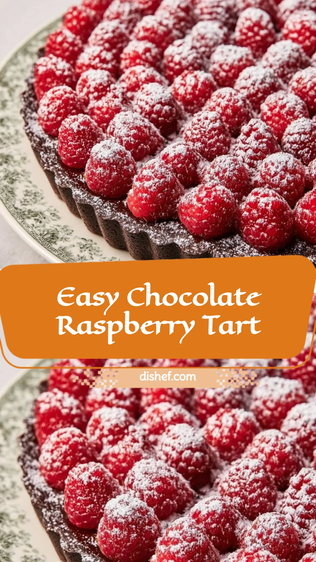 Easy Chocolate Raspberry Tart