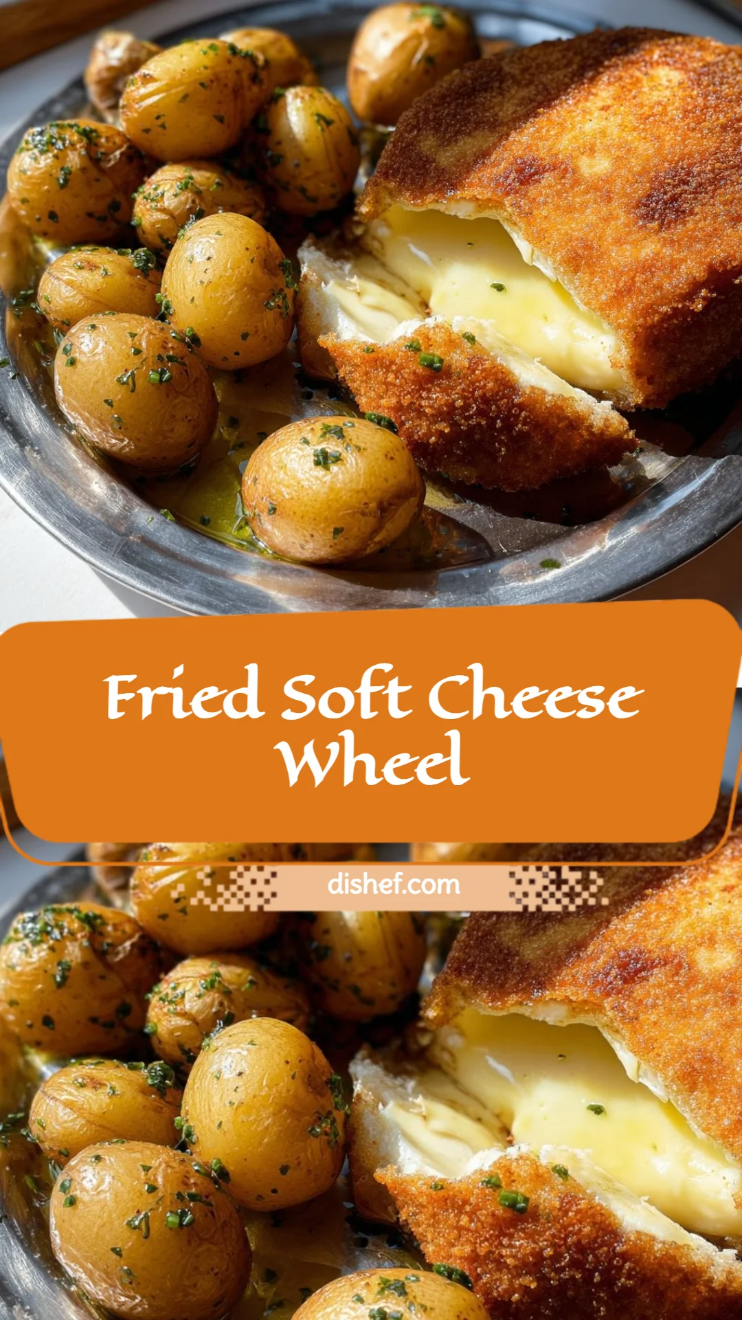 Fried Soft Cheese Wheel