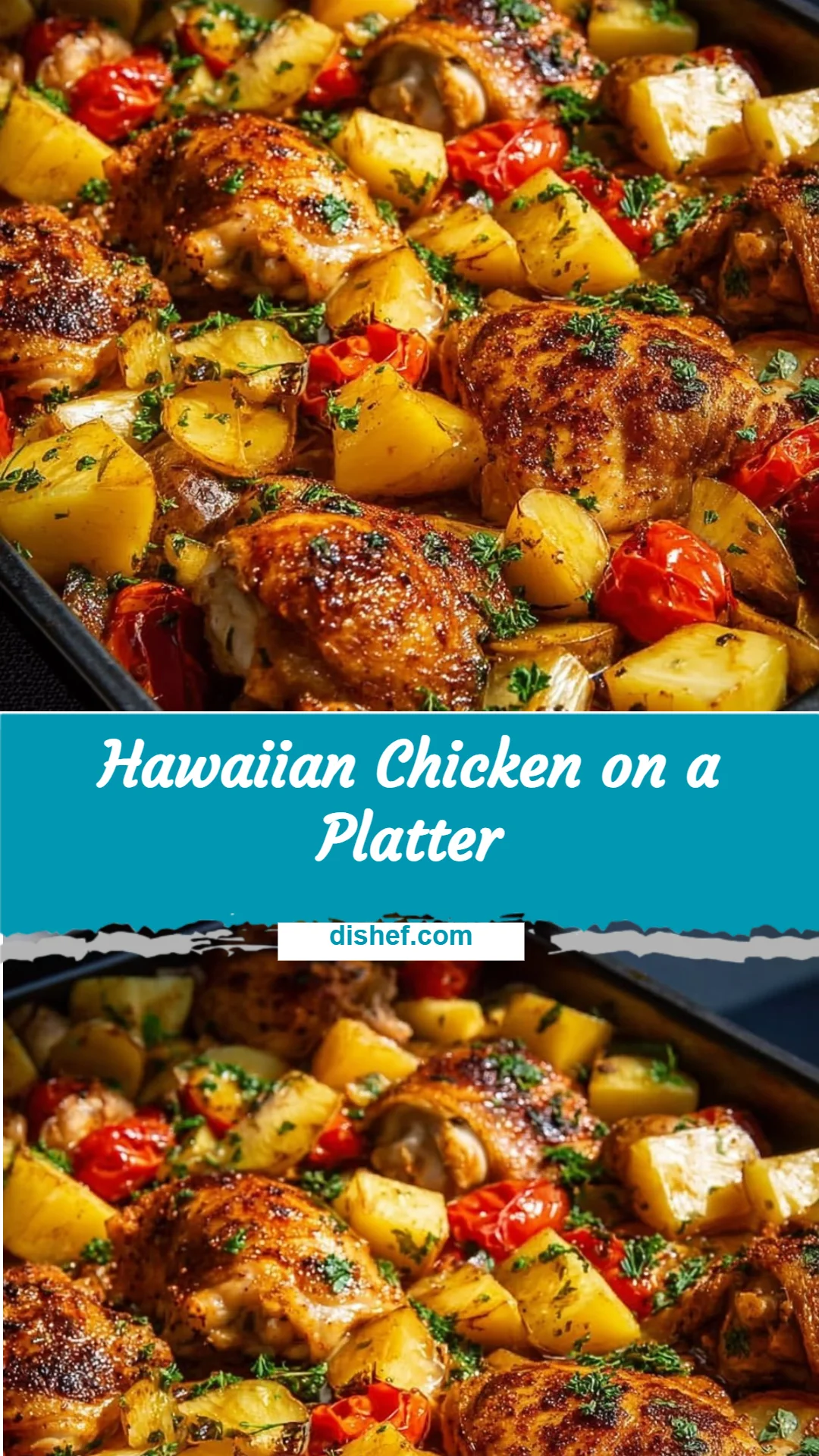 Hawaiian Chicken on a Platter